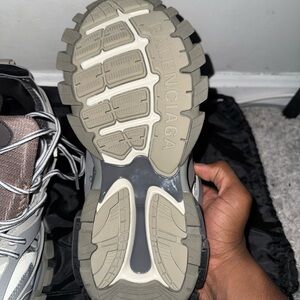 Balenciaga Black and Gray Athletic Shoes